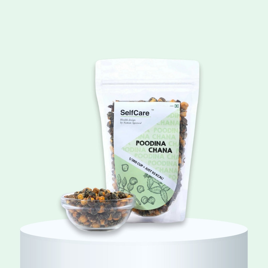 Crunchy roasted grams, poodina chana online, healthy snack