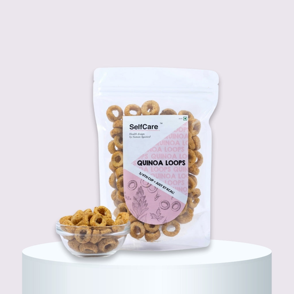 Roasted quinoa bites, healthy snack, gluten-free