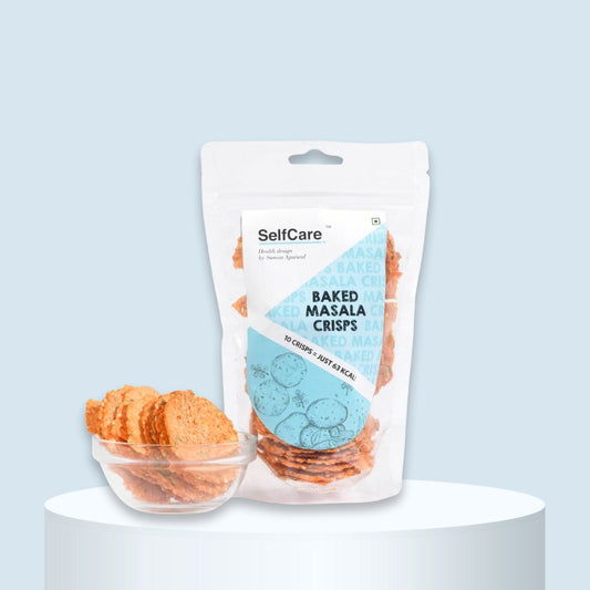 Baked masala chips, low-fat chips, healthy snacking