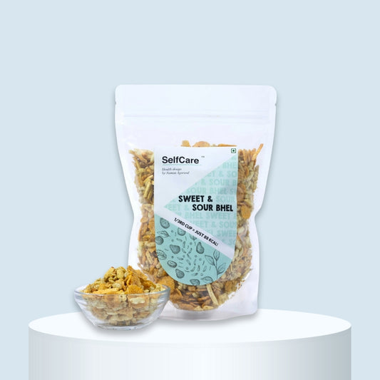 Sweet and sour bhel, healthy snack, tangy flavor