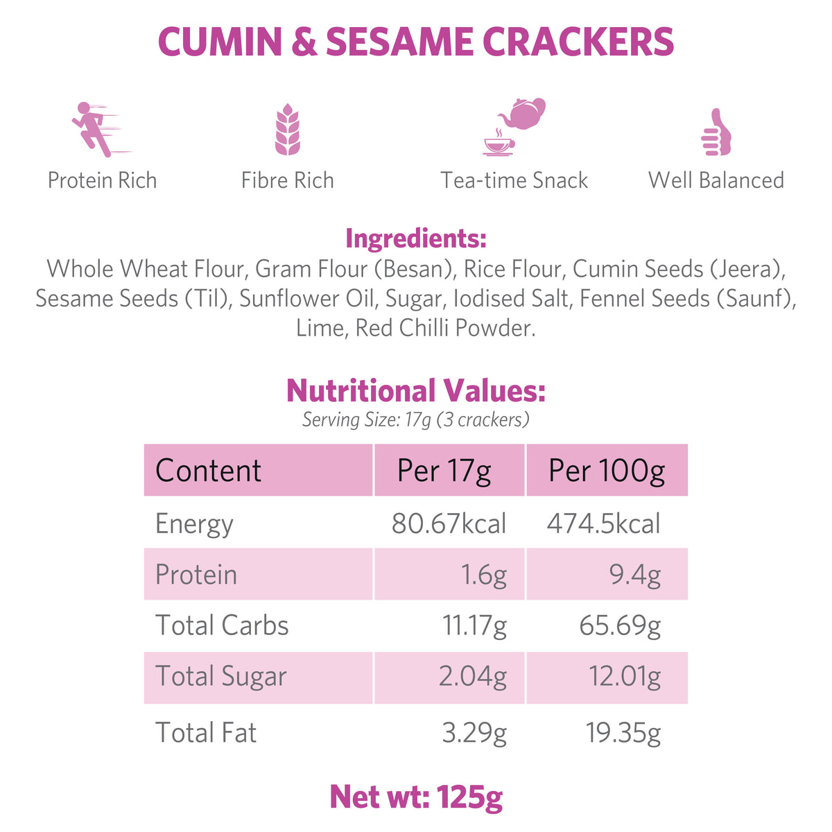 Cumin & Sesame Crackers