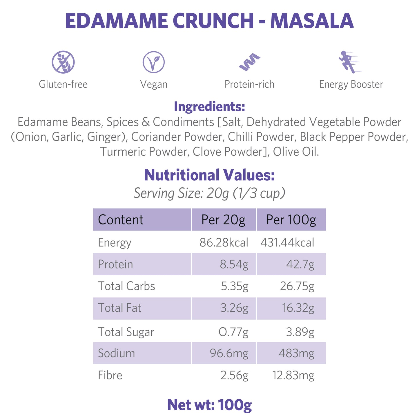 Edamame Crunch - Masala