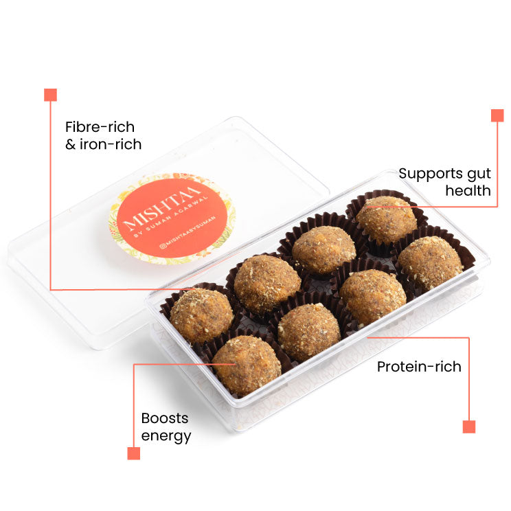 Mishtaa Minis - Sattu Laddoos (Organic Jaggery)