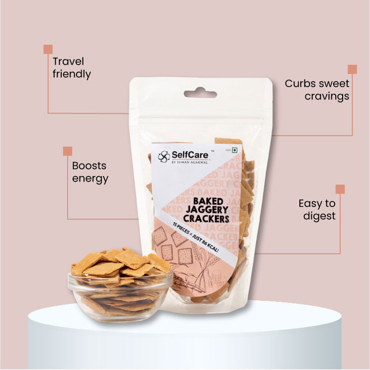 Baked Jaggery Crackers