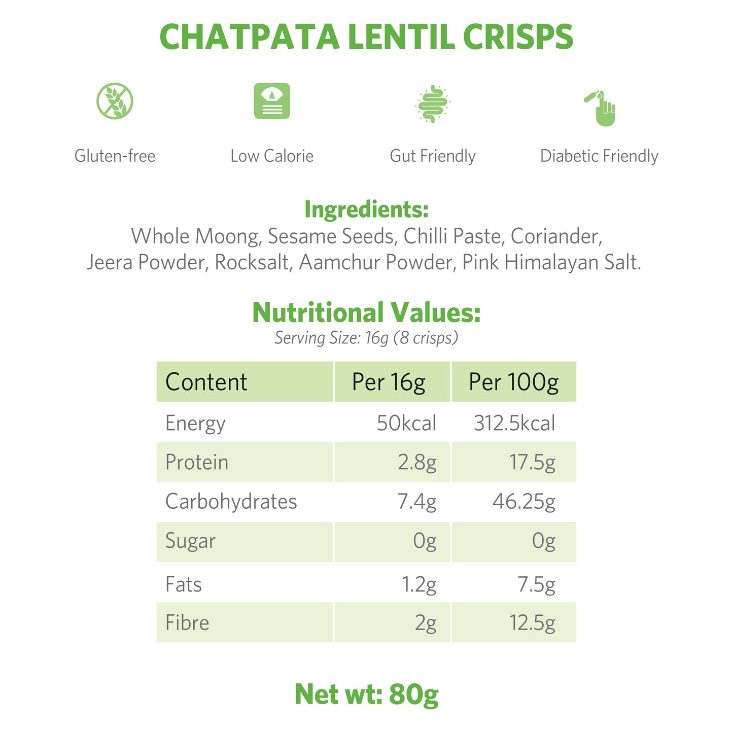 Chatpata Lentil Crisps