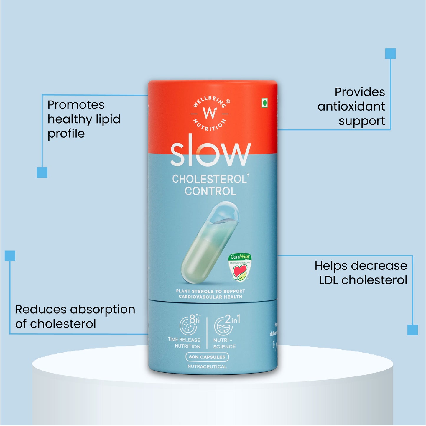 Wellbeing Nutrition: Cholesterol Control Slow