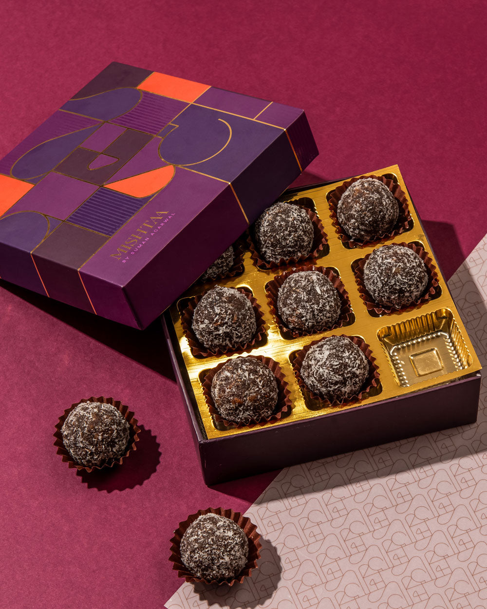 Mishtaa - Cocoa Walnut Laddoos (Organic Jaggery)