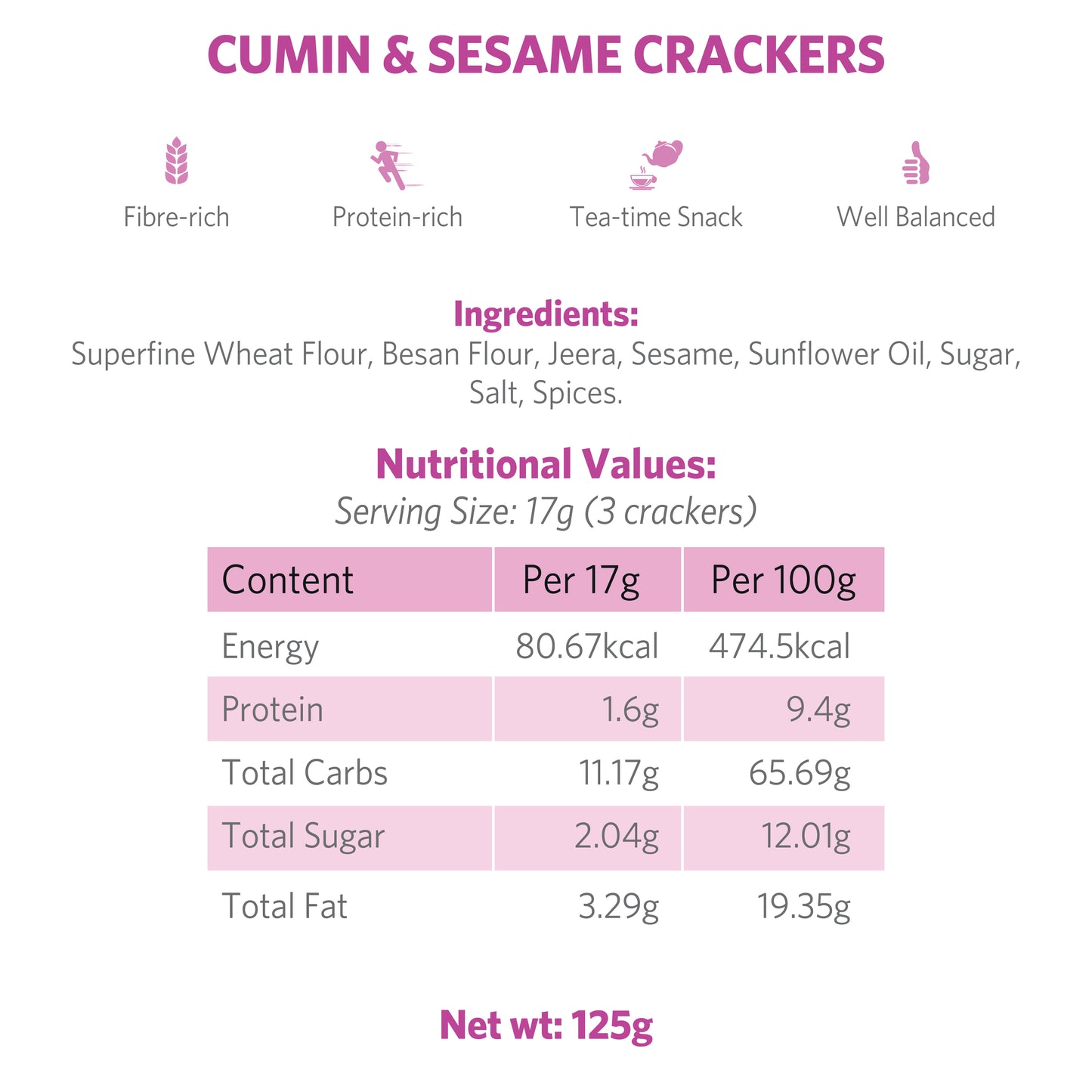 Cumin & Sesame Crackers