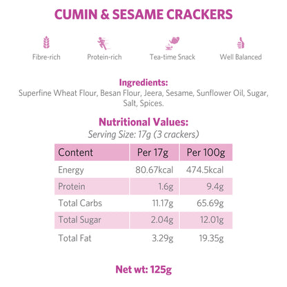 Cumin & Sesame Crackers