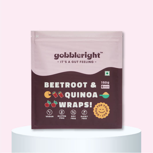 Gobbleright: Beetroot & Quinoa Wraps