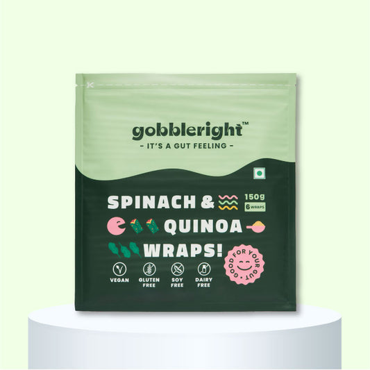 Gobbleright: Spinach & Quinoa Wraps