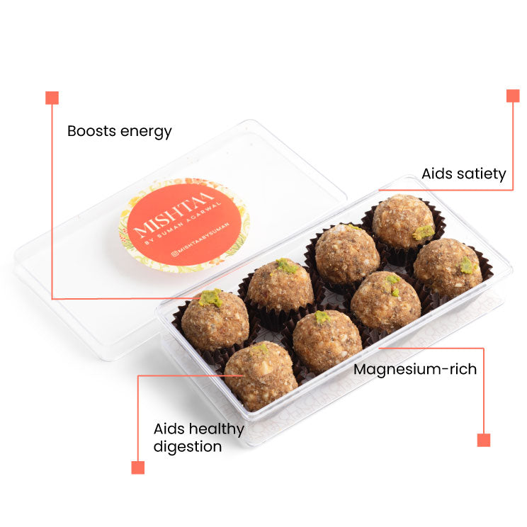 Mishtaa Minis - Gond Laddoos (Organic Jaggery)