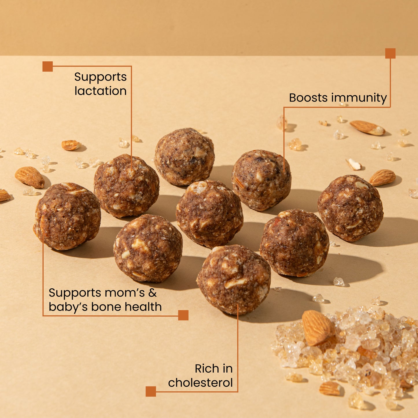 Mishtaa - Gond Laddoos for Lactation (Organic Jaggery)