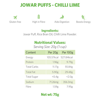 Jowar Puffs - Chilli Lime