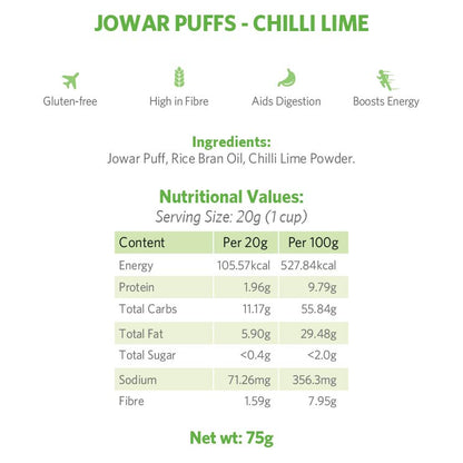 Jowar Puffs - Chilli Lime