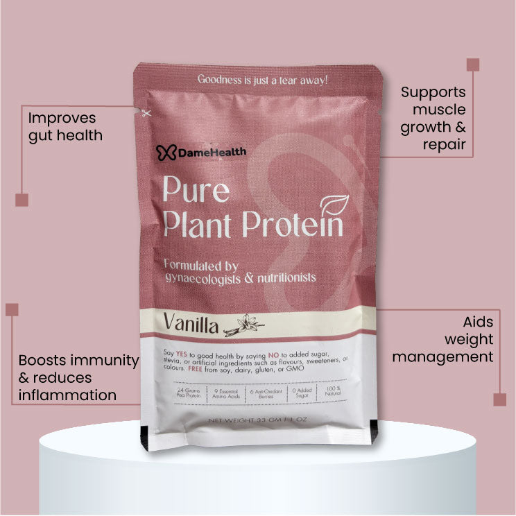 Dame Health: Pure Plant Protein - Vanilla