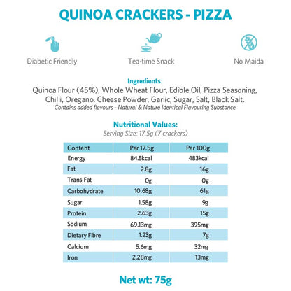 Quinoa Crackers - Pizza