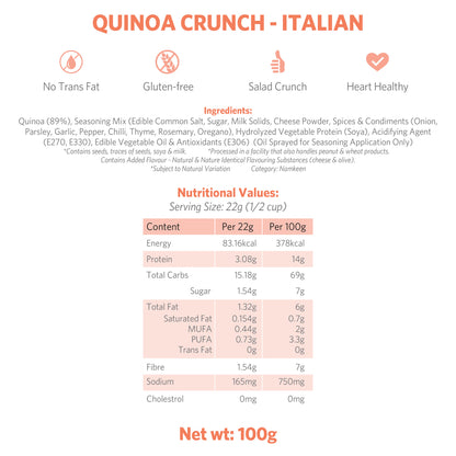 Quinoa Crunch - Italian
