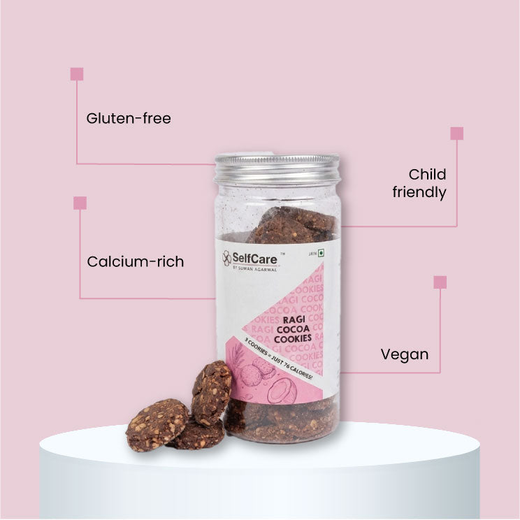 Ragi Cocoa Cookies