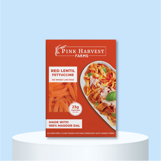 Pink Harvest Farms: Red Lentil Fettuccine