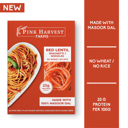 Pink Harvest Farms: Red Lentil Spaghetti Noodles