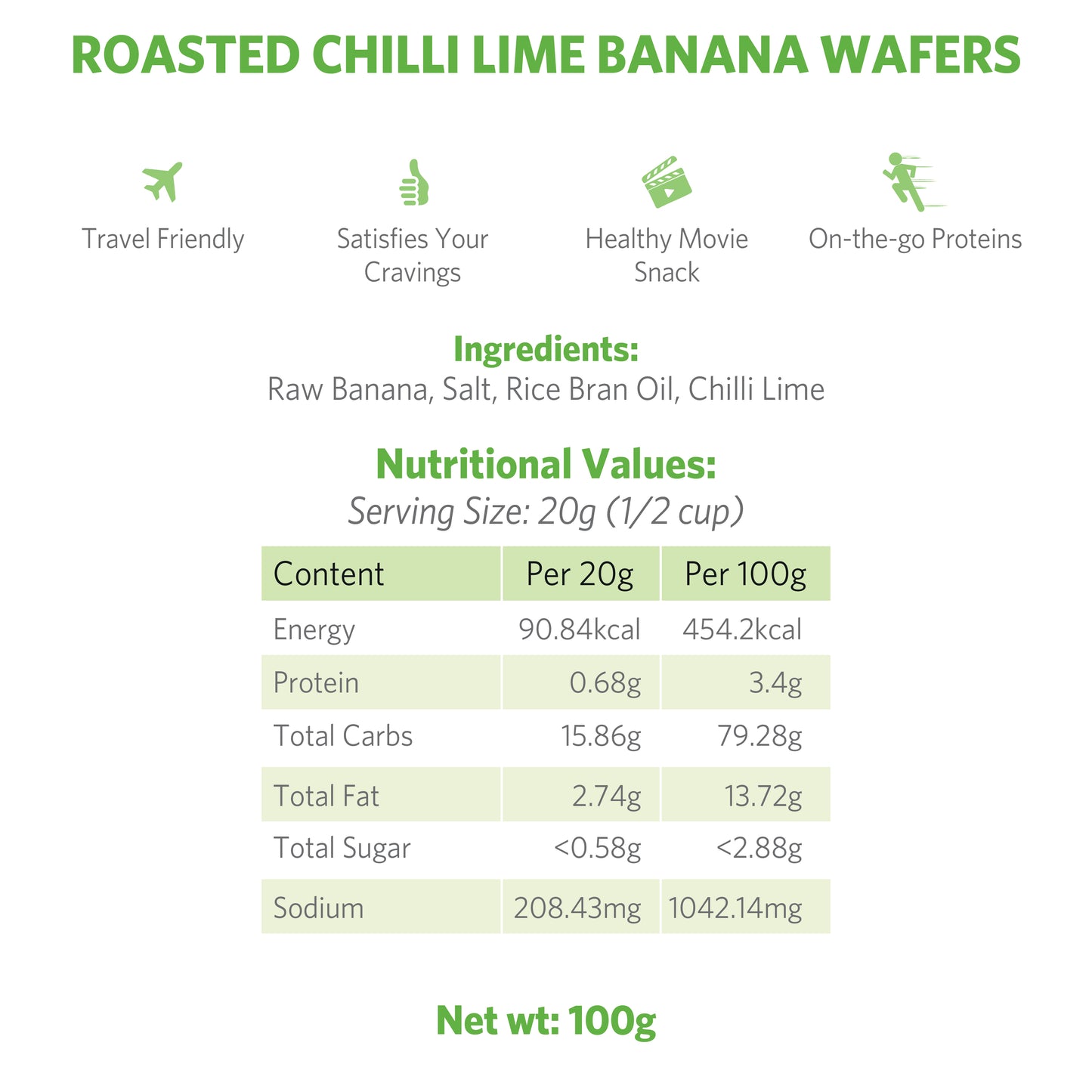 Chilli Lime Banana Wafers