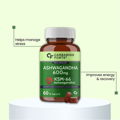 Carbamide Forte: Ashwagandha 600 mg (KSM-66)